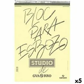 Drawing Pad Canson A5 50 Sheets (5 Units)