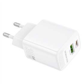 Charger Borofone BN29 30W USB-C/USB-A white