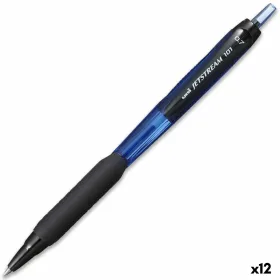 Ручка с жидкими чернилами Uni-Ball Jetstream SXN-101-07 Синий 0,7 mm (12 штук)