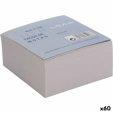 блокнотом Белый 500 Листья 10 x 10 cm (60 штук)