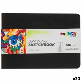 Drawing Pad Carioca SKETCHBOOK Black A5 20 Sheets (20 Units)
