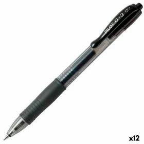Gelio rašiklis Pilot G-2 07 Juoda 0,4 mm (12 vnt.)