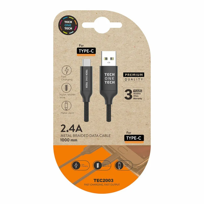 Универсальный кабель USB-C-USB Tech One Tech TEC2003