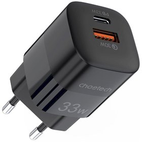 Charger Choetech PD5006 33W USB-C/USB-A black