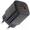Charger Choetech PD5006 33W USB-C/USB-A black