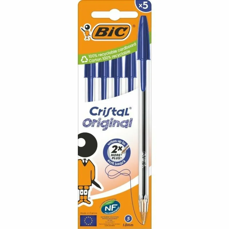 Rašiklių rinkinys Bic Bic Cristal Original 516344 Mėlyna