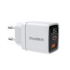 Charger Choetech PD6052 35W USB-C/USB-A white