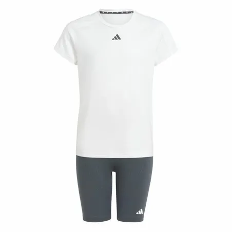 Naisten verkkapuku Adidas Essentials Jogger Essentials Valkoinen Musta