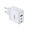 Įkroviklis DUZZONA T1 65W 2xUSB-C/USB-A baltas