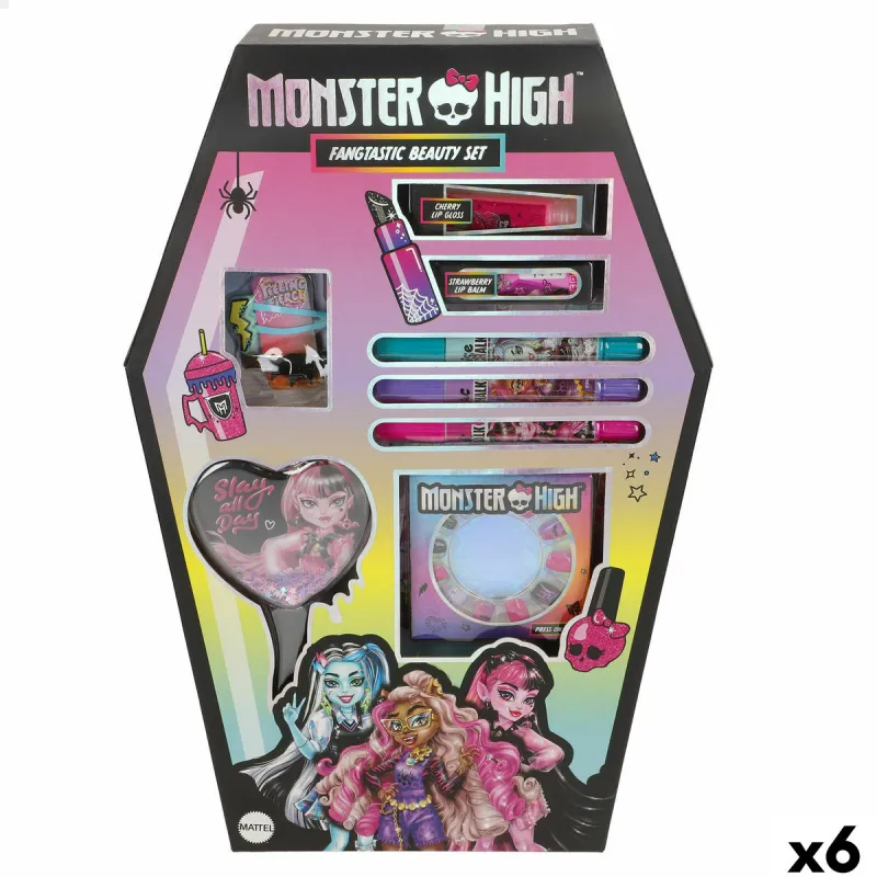 Kauneussetti Monster High 9 x 17 x 4 cm 6 osaa
