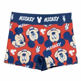 Zēnu Bokseršortu Peldbikses Mickey Mouse Sarkans