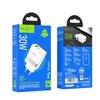 Įkroviklis Hoco N21 30W USB-C/USB-A baltas