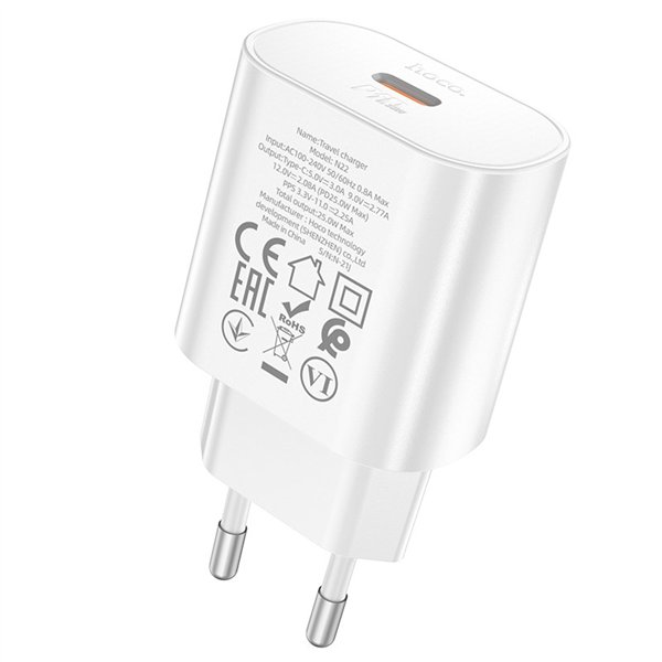 Charger Hoco N22 25W USB-C white