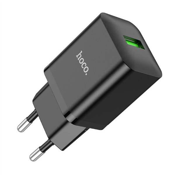 Įkroviklis Hoco N26 18W USB-A juodas