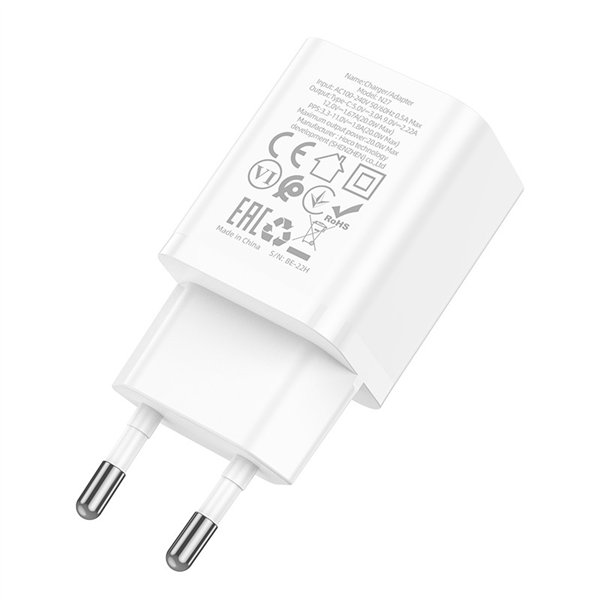 Charger Hoco N27 20W USB-C white