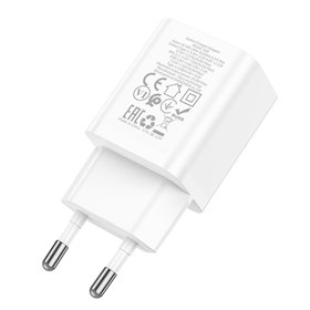 Charger Hoco N28 20W USB-C/USB-A white