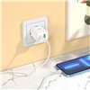 Charger Hoco N28 20W USB-C/USB-A white