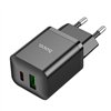 Charger Hoco N28 20W USB-C/USB-A black