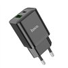 Charger Hoco N28 20W USB-C/USB-A black