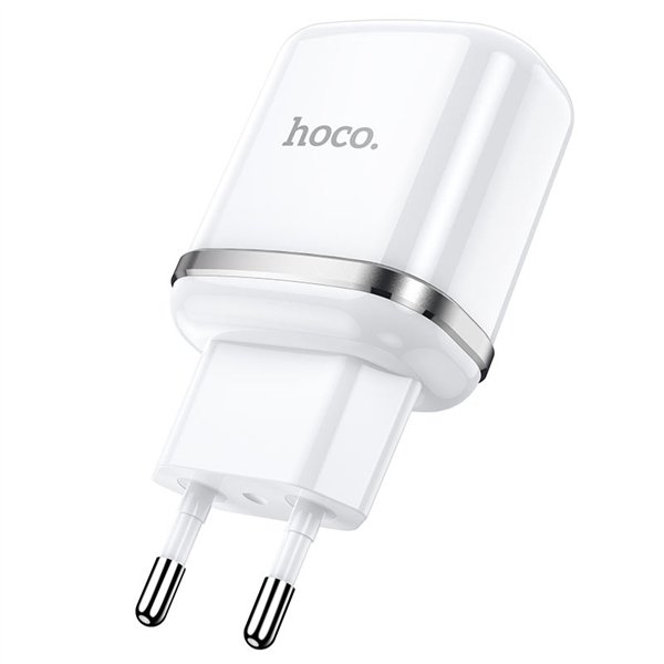 Charger Hoco N4 12W 2xUSB-A white