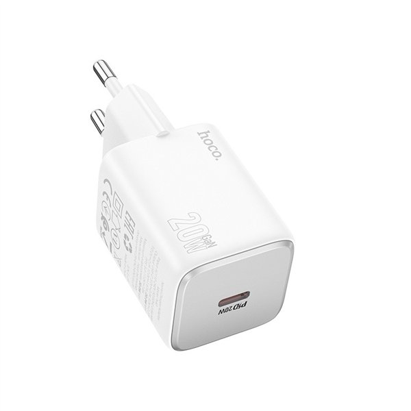 Įkroviklis Hoco N40 20W USB-C baltas