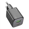 Charger Hoco N41 20W GaN USB-A/USB-C black