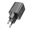 Charger Hoco N41 20W GaN USB-A/USB-C black