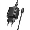 Charger Hoco N56 30W GaN 2xUSB-C/2xUSB-A + USB-C to USB-C cable 1.0m black