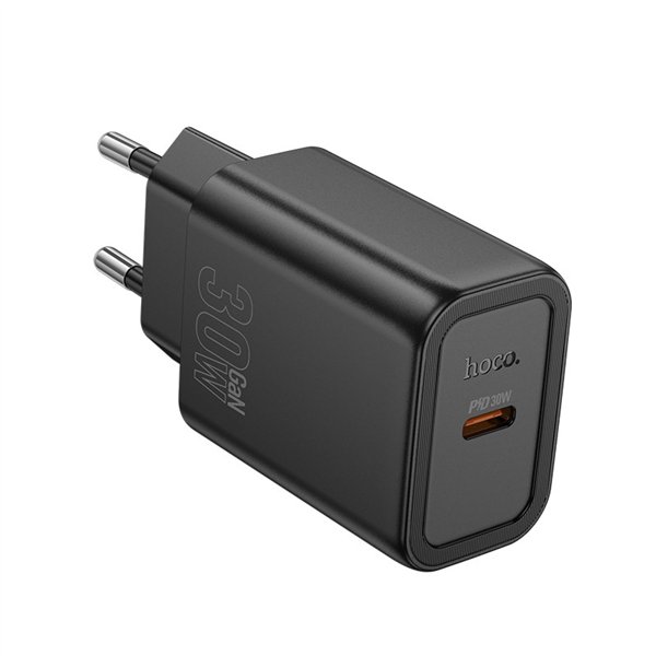 Charger Hoco N62 30W GaN USB-C black