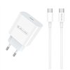 Charger Jellico AK180 20W USB-C + USB-C to USB-C cable 1.0m white