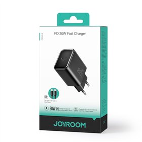 Charger Joyroom JR-TCF06 20W USB-C + USB-C to USB-C cable 1.0m black