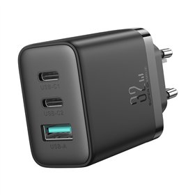 Charger Joyroom JR-TCF10 32W 2xUSB-C/USB-A black