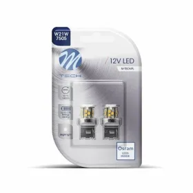 Autopolttimo M-Tech MTECLB114W Valkoinen 12 V W21W Kylmä valkoinen