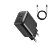 Charger Joyroom JR-TCF23 25W USB-C + USB-C to USB-C cable 1.0m black