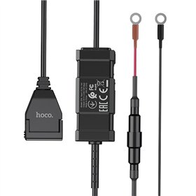 Įkroviklis motociklui Hoco Z45 Single Port juodas