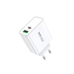 Charger Remax RP-U125 65W GaN USB-C/USB-A white