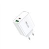 Charger Remax RP-U125 65W GaN USB-C/USB-A white