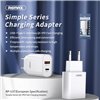 Charger Remax RP-U37 20W USB-C/USB-A white