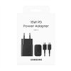 Charger Samsung EP-T1510XBEGEU 15W + cable Type-C 1m black