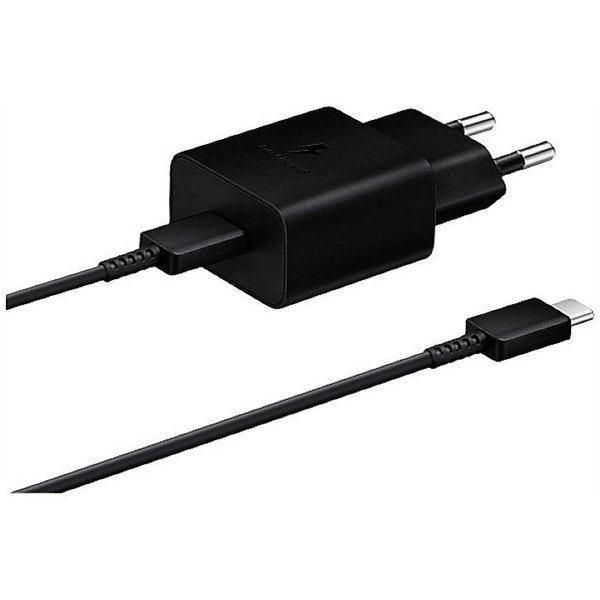 Charger Samsung EP-T1510XBEGEU 15W + cable Type-C 1m black