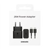 Charger Samsung EP-T2510XBEGEU 25W + USB-C cable black