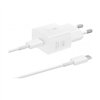 Charger Samsung EP-T2510XWEGEU 25W + USB-C cable white
