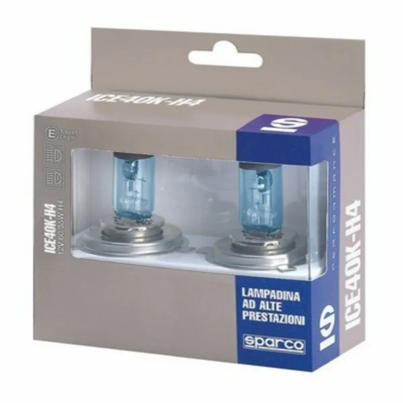 Автомобильная лампа Sparco ICE40K H4 12V 55W Blanco Azulado Efecto Xenon