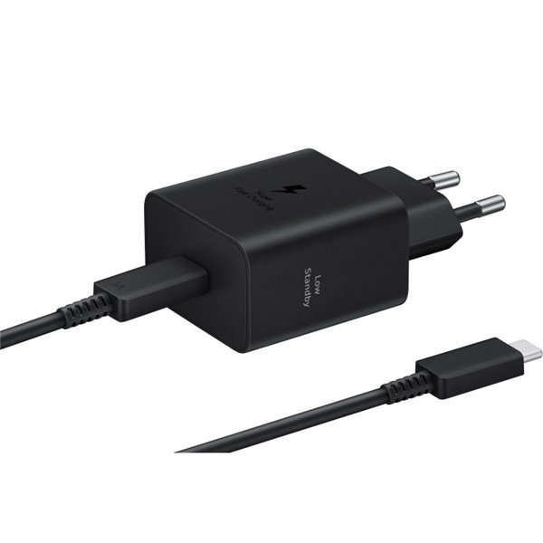 Charger Samsung EP-T4511XBEGEU 45W + USB-C to USB-C cable 1.8m black