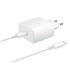 Charger Samsung EP-TA845 45W + Type-C cable white