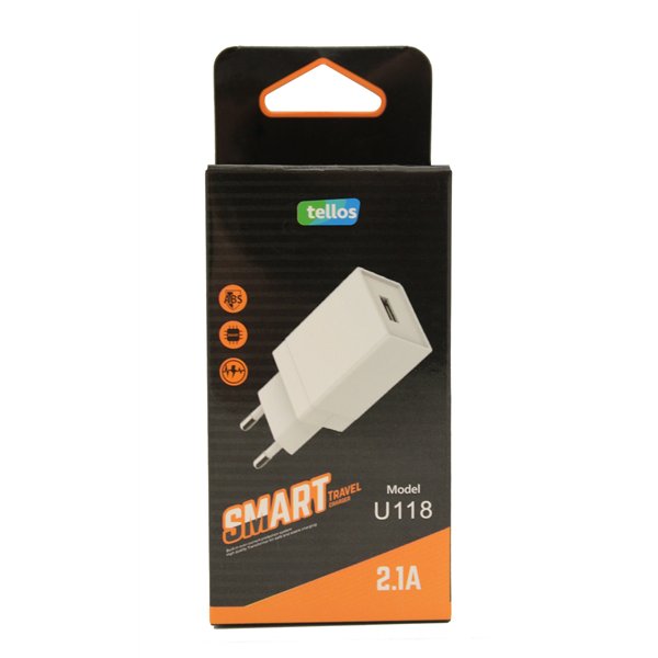 Charger Tellos with USB connector U118 (2.1A)