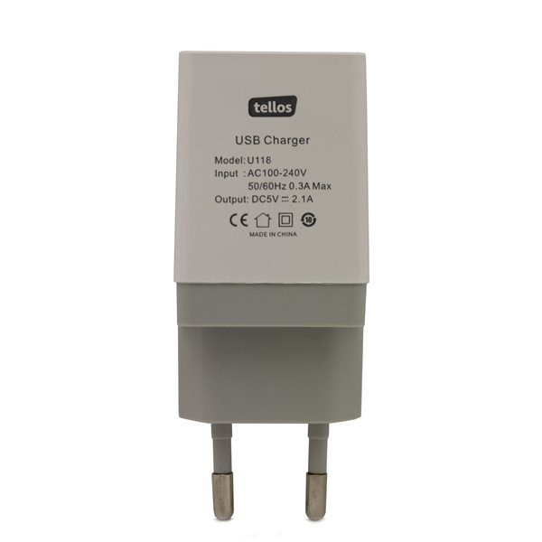 Charger Tellos with USB connector U118 (2.1A)