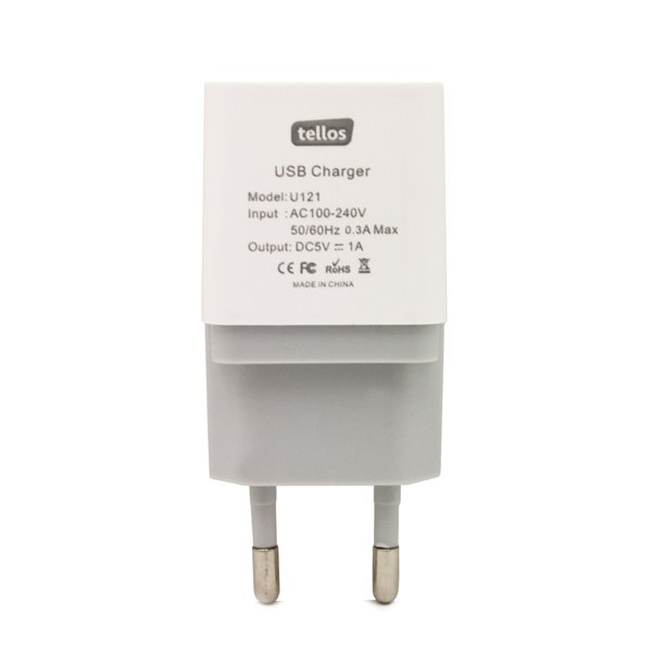 Charger Tellos with USB connector U121 (1A)
