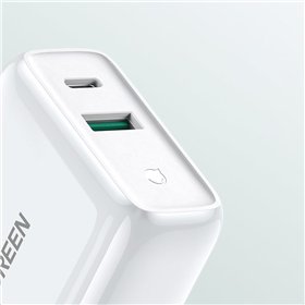 Charger Ugreen CD170 36W USB-C/USB-A white