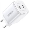 Įkroviklis Ugreen CD294 45W GaN 2xUSB-C baltas